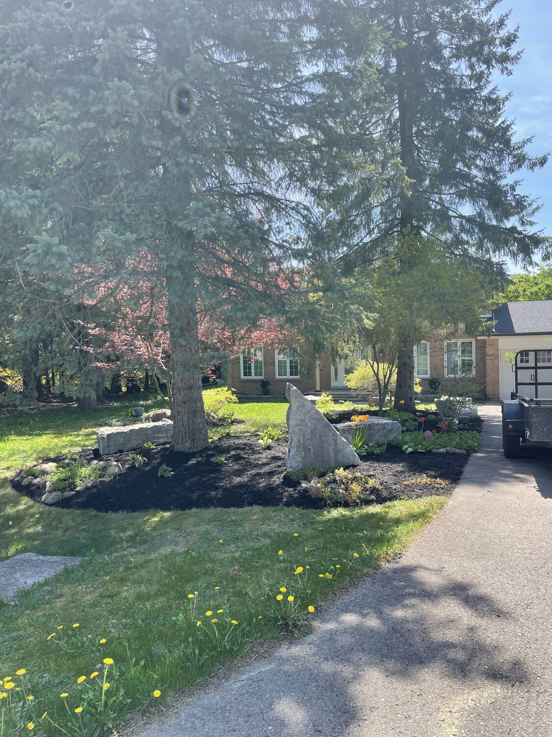 Front garden after landscaping by Royal Landscaping